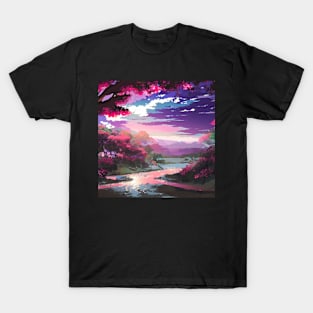 Anime Style Landscape T-Shirt